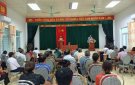 Hội nghị thảo luận, bỏ phiếu đề nghị công nhận xã Quang Trung đạt chuẩn nông thôn mới nâng cao năm 2022
