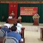 Đảng ủy xã Quang Trung sơ kết giữa nhiệm kỳ thực hiện Nghị quyết Đại hội Đảng bộ xã lần thứ XII