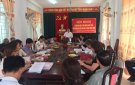 Thẩm định các tiêu chí xã an toàn thực phẩm tại xã Quang Trung