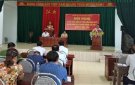 Đảng ủy xã Quang Trung sơ kết giữa nhiệm kỳ thực hiện Nghị quyết Đại hội Đảng bộ xã lần thứ XII