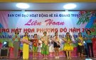 Xã Quang Trung tổ chức thành công Liên hoan tiếng hát hoa phượng đỏ năm 2020
